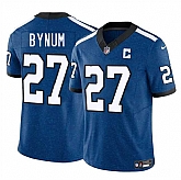 Men's Indianapolis Colts #27 Cam Bynum Blue 2025 F.U.S.E. Throwback Vapor Limited Stitched Jersey Dzhi,baseball caps,new era cap wholesale,wholesale hats